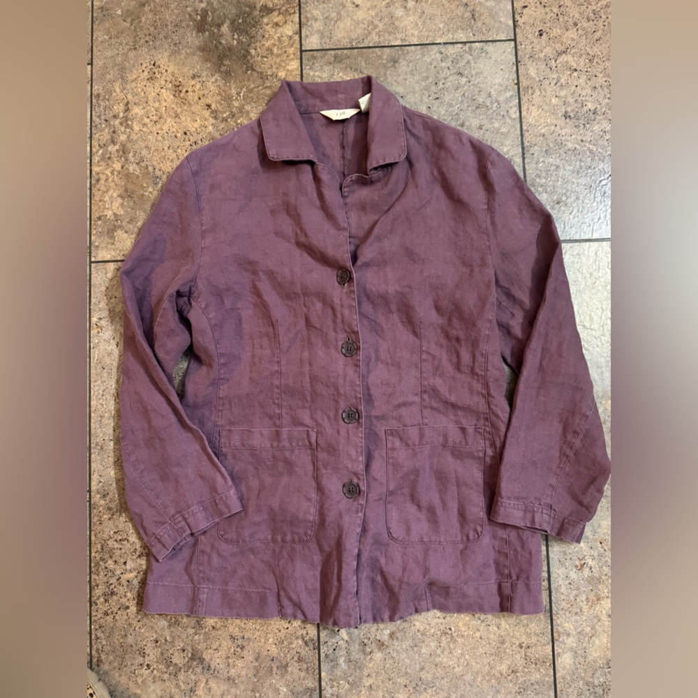 Women's J.Jill Purple Jacket Size 6P